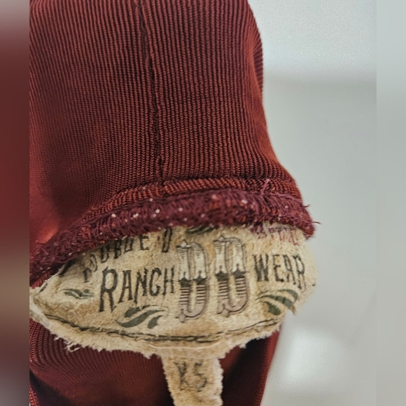 Double D Ranch Jersey Mock Neck Turtleneck Longsleeve - Picture 2 of 5